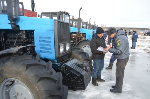В районе начались техосмотры сельскохозяйственной техники