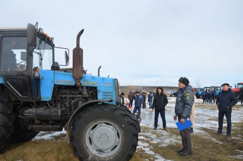 В районе начались техосмотры сельскохозяйственной техники