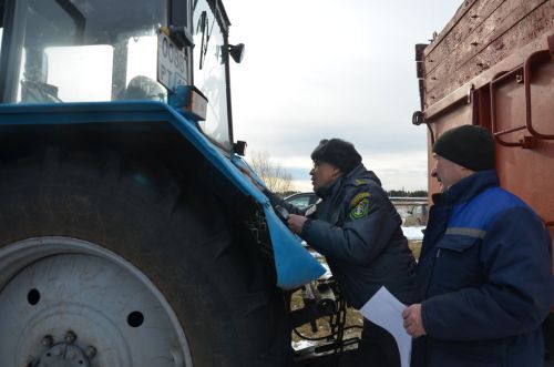 В районе начались техосмотры сельскохозяйственной техники
