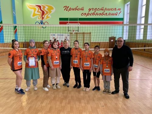 Волейболистки Джалильской СОШ № 2 стали первыми