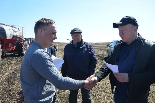 В районе выявлены победители второй пятидневки весеннего посева