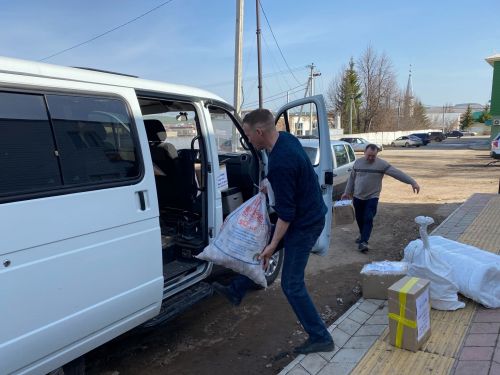 Районнан чираттагы гуманитар ярдәмне озаттылар