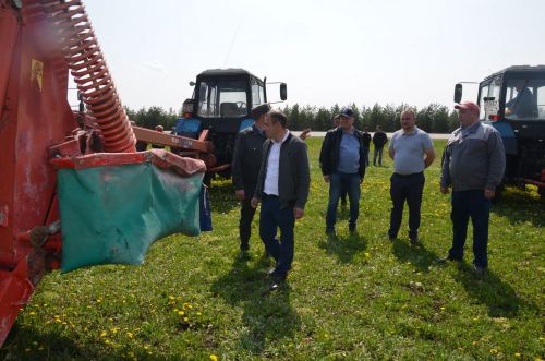 В районе состоялся конкурс-приемка готовности к заготовке кормов