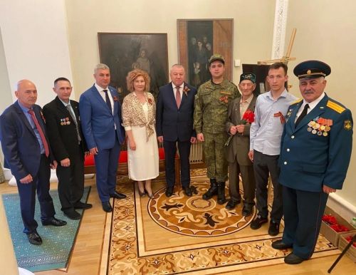 Район делегациясе Җиңү көне уңаеннан чарада катнашты