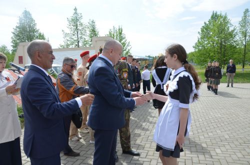 В районе приняли новых участников в «Юнармию»