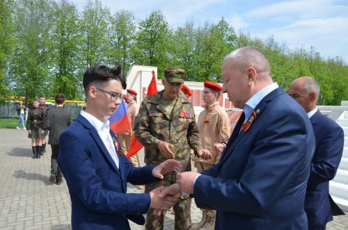 В районе приняли новых участников в «Юнармию»