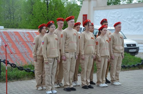 В районе приняли новых участников в «Юнармию»