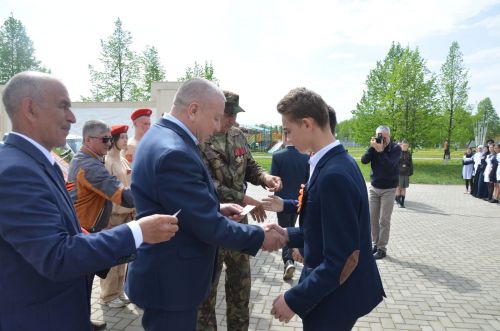 В районе приняли новых участников в «Юнармию»