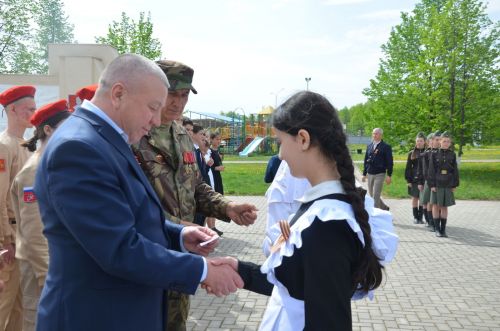 В районе приняли новых участников в «Юнармию»
