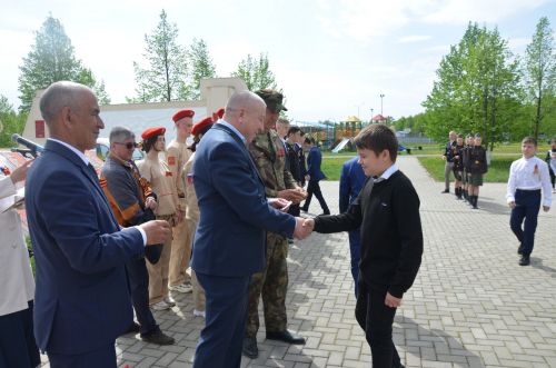 В районе приняли новых участников в «Юнармию»