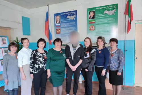 Ученики школ района встретились с участниками СВО