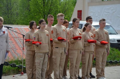 В районе приняли новых участников в «Юнармию»