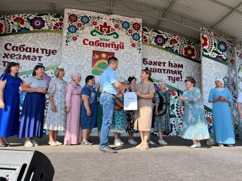 Сарманлылар Әдәби Сабантуйда катнаштылар