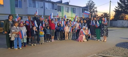 Сарманда Россия флагын зурладылар