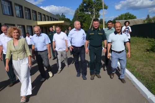 Районга ТР Урман хуҗалыгы министры Равил Кузюров килде