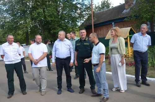 Районга ТР Урман хуҗалыгы министры Равил Кузюров килде