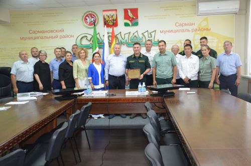 Районга ТР Урман хуҗалыгы министры Равил Кузюров килде