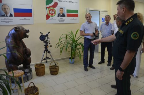 Районга ТР Урман хуҗалыгы министры Равил Кузюров килде