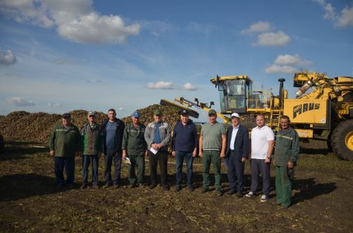 В районе определены передовики свеклоуборочной кампании