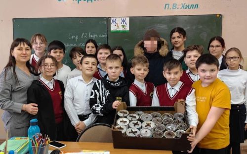 Учащиеся Джалильском гимназии встретились с участником СВО