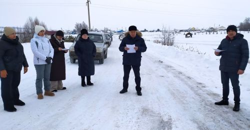 В селе Муртыш-Тамак состоялось совещание по проведению зимнего картинга