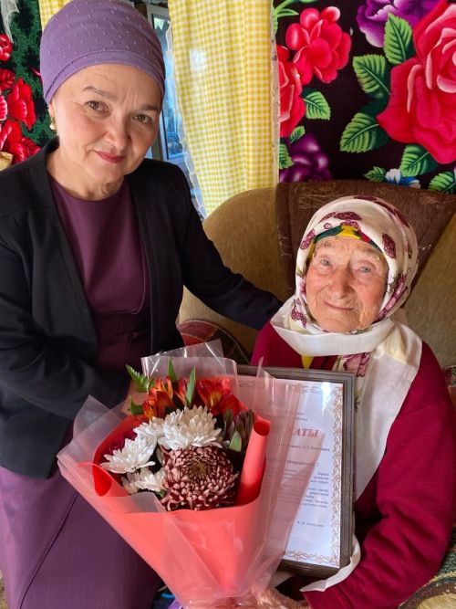 Октябрина апага 90 яшь тулды