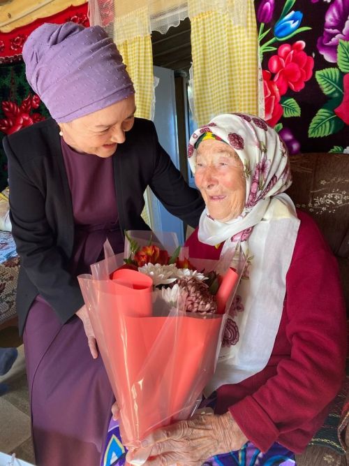 Октябрина апага 90 яшь тулды