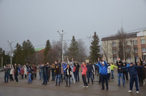 Жители района регулярно занимаются гимнастикой