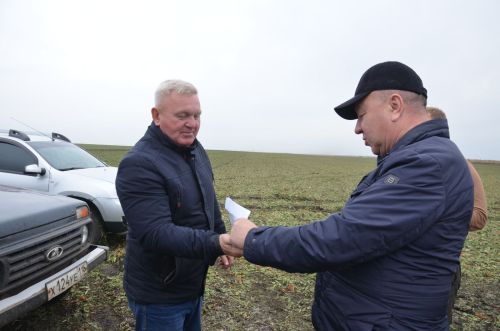 В районе наградили передовиков свеклоуборочной кампании