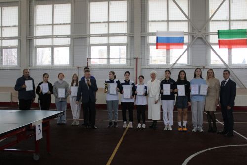 В Сармановском аграрном колледже состоялись соревнования по настольному теннису