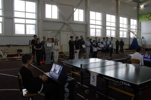 В Сармановском аграрном колледже состоялись соревнования по настольному теннису