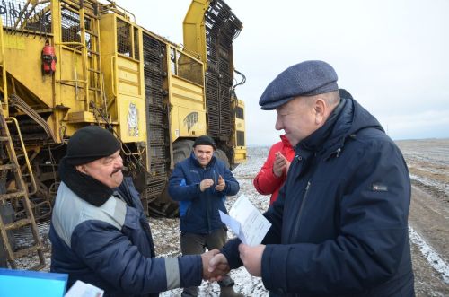 В районе завершили уборку сахарной свеклы