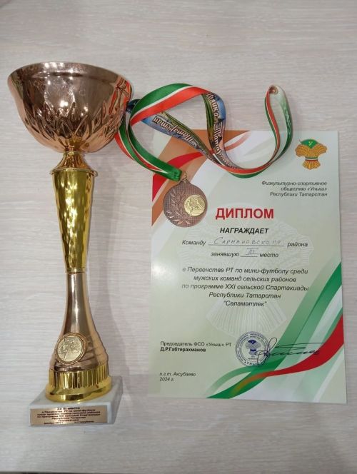 Команда Сармановского района завоевала бронзовые медали