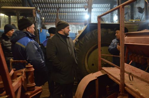 В районе провели проверку АПК по постановке техники на зимнее хранение и подготовке к ремонту