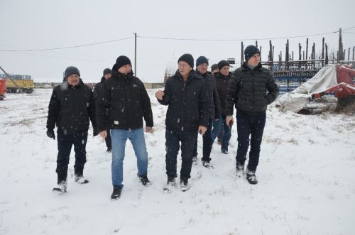 В районе провели проверку АПК по постановке техники на зимнее хранение и подготовке к ремонту