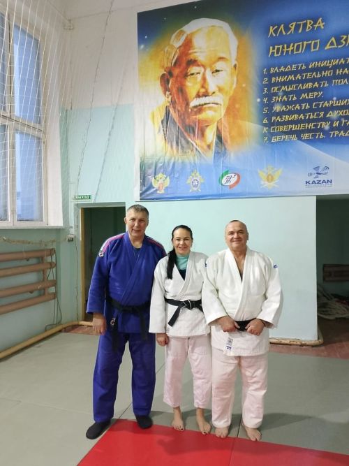 Чемпионка мира побывала в гостях у наших дзюдоистов