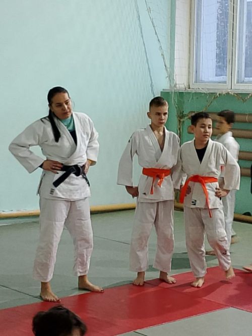 Чемпионка мира побывала в гостях у наших дзюдоистов