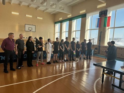 Большенуркеевские теннисисты стали лучшими в районе