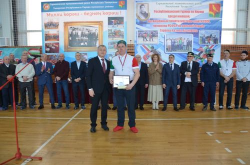 Сарманга иң оста көрәшчеләр җыелдылар