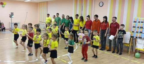 В детском саду «Сандугач» соревновались семьями