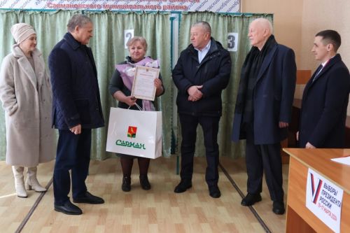 2531 санлы сайлау участогы комиссиясе члены юбилеен хезмәттә билгеләп үтте