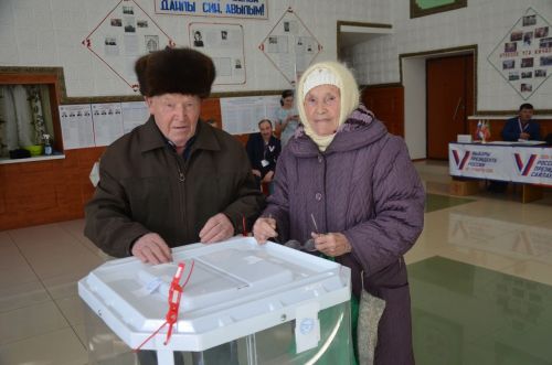Гөлүсә апа белән Тимергали абый участокка җитәкләшеп килделәр