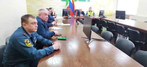 Районная комиссия по обеспечению БДД приняла участие в республиканском заседании