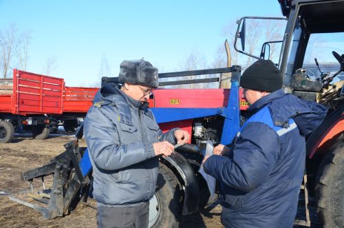 В районе начались техосмотры сельскохозяйственной техники