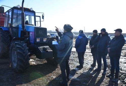 В районе начались техосмотры сельскохозяйственной техники