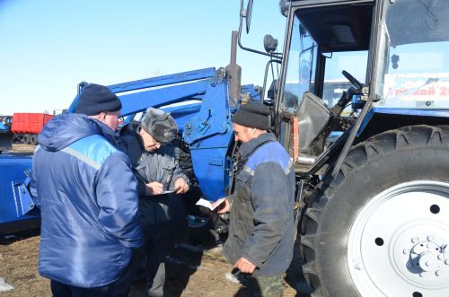 В районе начались техосмотры сельскохозяйственной техники