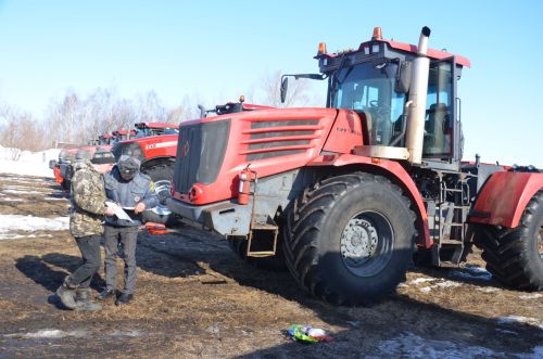 В районе начались техосмотры сельскохозяйственной техники