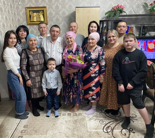 Яхшыбайда яшәүче Сагындыковлар гаиләсе алтын туйларын билгеләп үтте