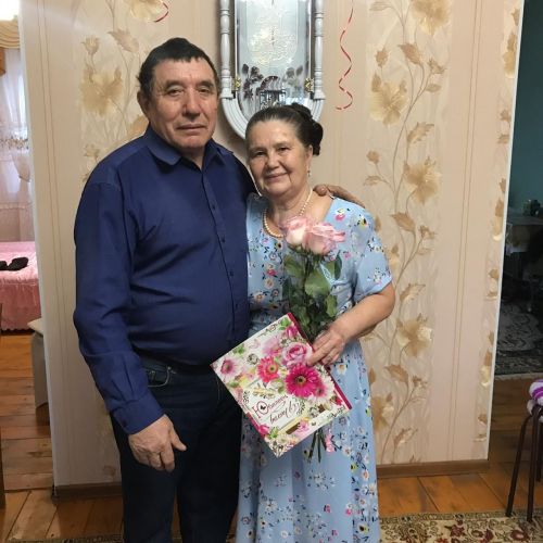 Яхшыбайда яшәүче Сагындыковлар гаиләсе алтын туйларын билгеләп үтте