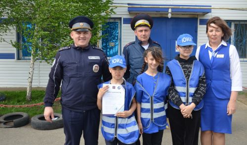 В Сарманово соревновались лучшие юные инспекторы движения